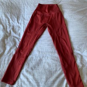P’tula Seamless Legging 23”. Brick red